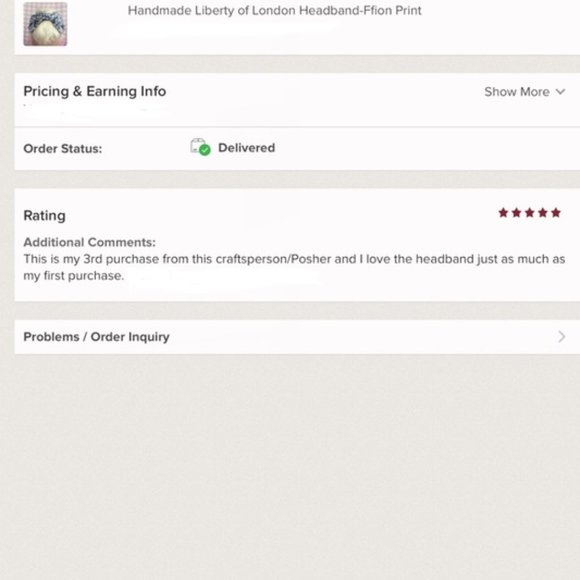 Liberty of London Art Fabric Headband - Picture 16 of 16